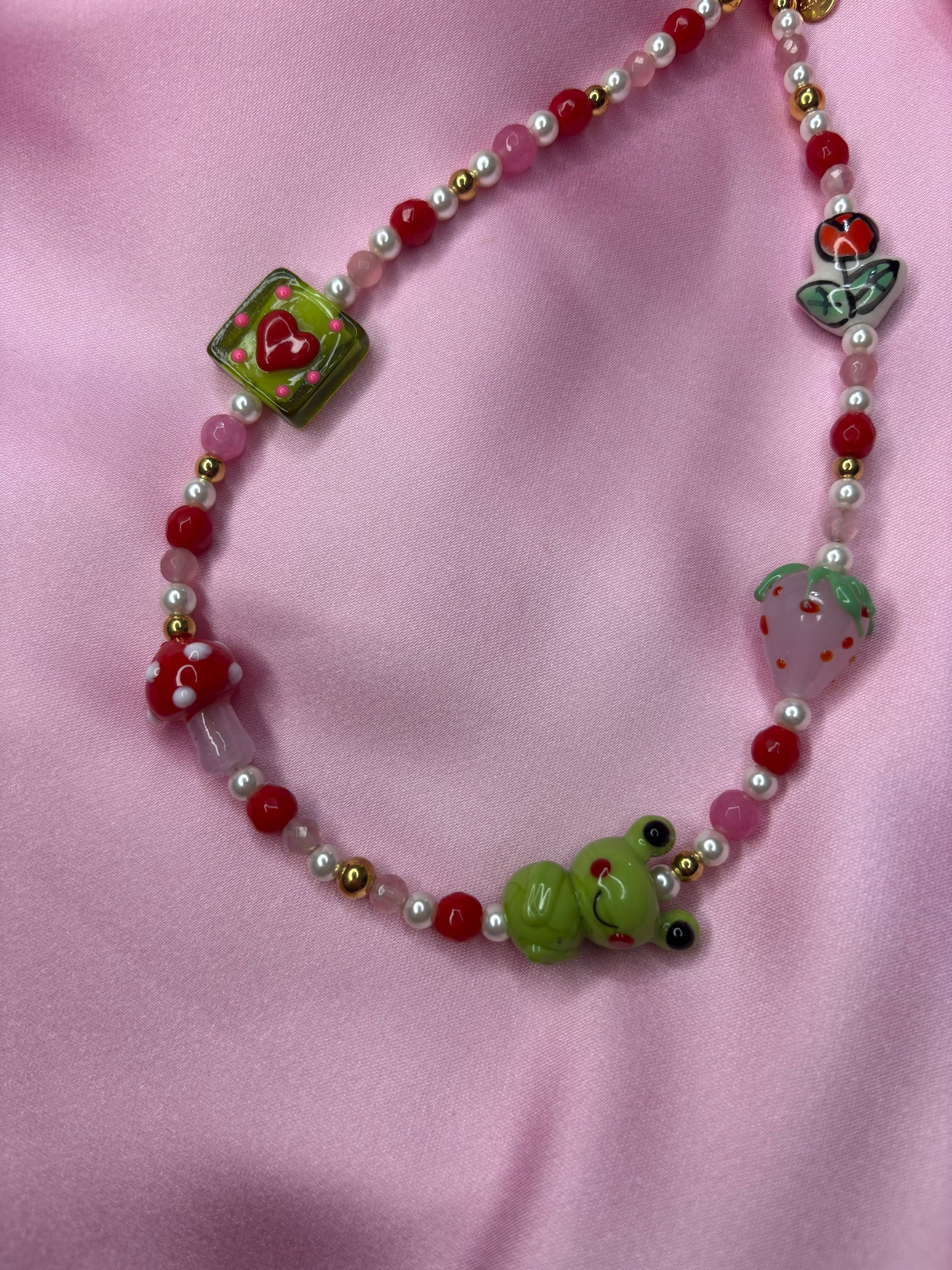 Girocollo Wendy rosso rosa1