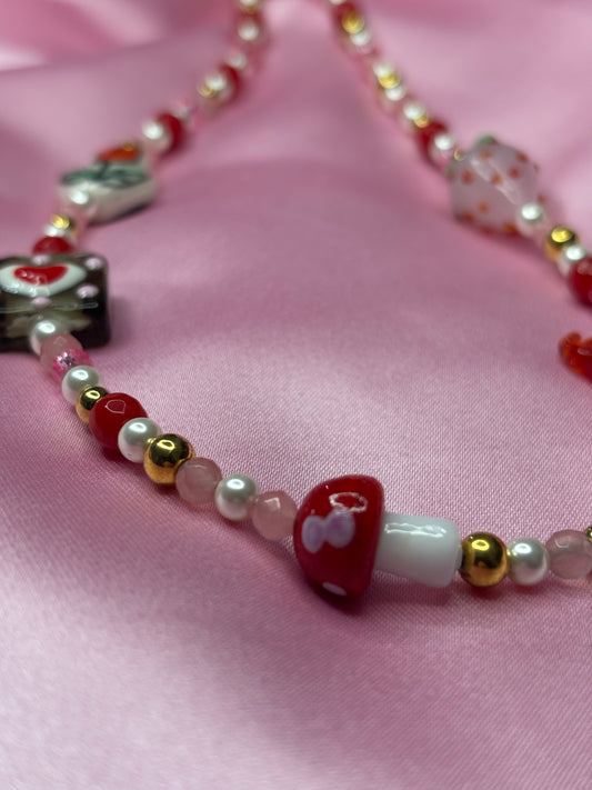 Girocollo Wendy rosso rosa2