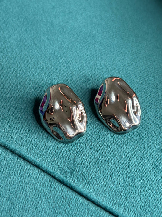 Tondo martellato silver